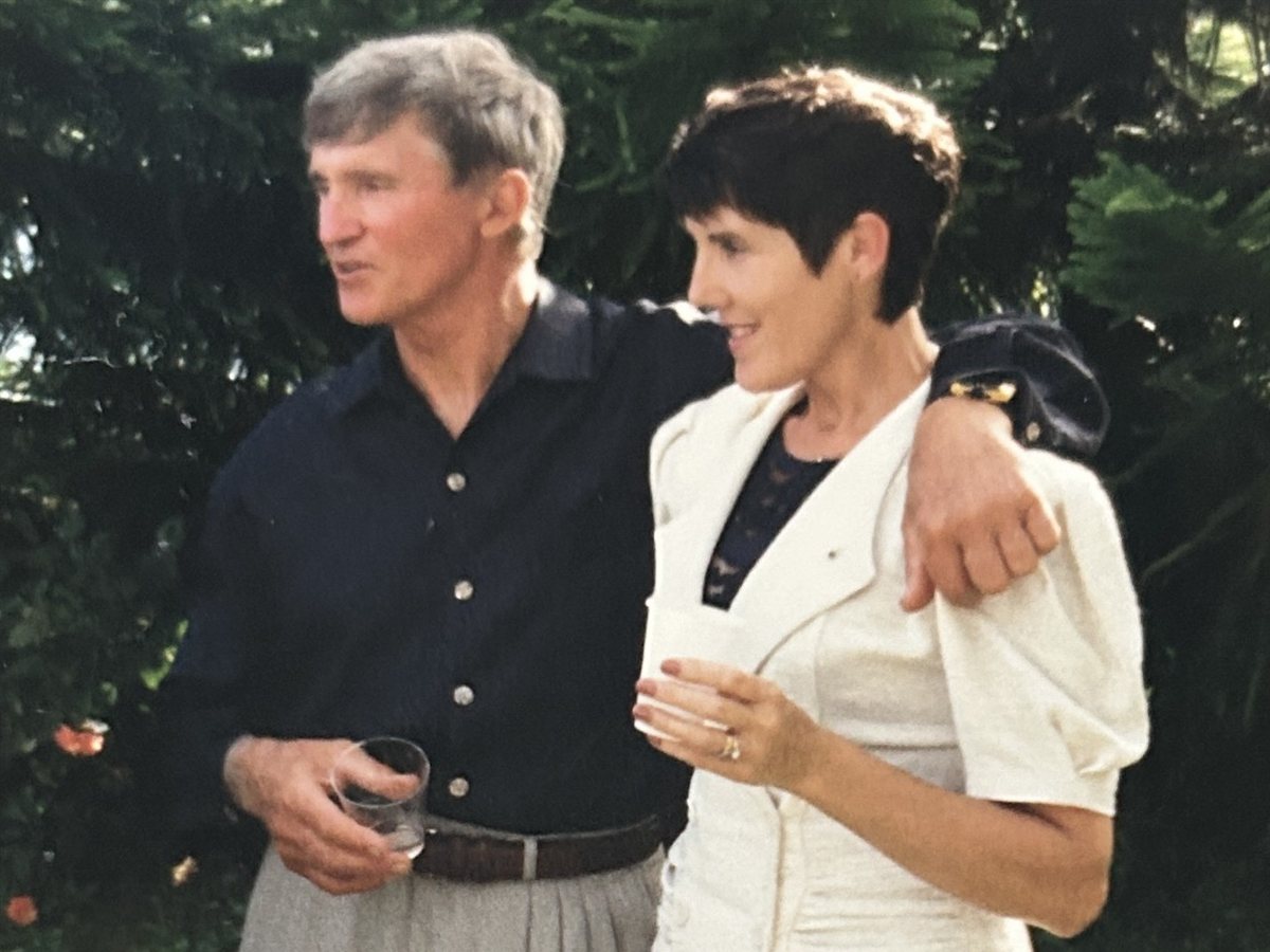 Barry and Barbara Anderson in the early days of Waimarino